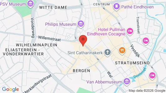 Kontorer til leie i Eindhoven - kort over placeringen
