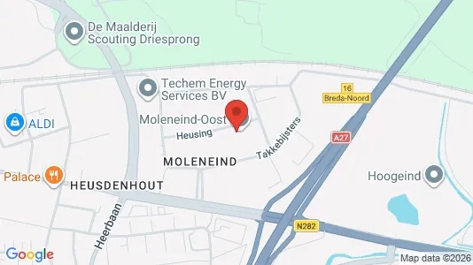 Kantorruimte te huur i Breda - Foto uit Google Street View