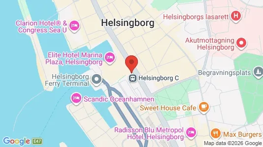 Kontorlokaler til leje i Helsingborg - Foto fra Google Street View