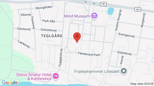 Clinics Vuokrattavana i Middelfart - Kuva Google Street Viewstä