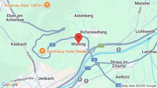 Varastot Vuokrattavana i Wiesing - Kuva Google Street Viewstä