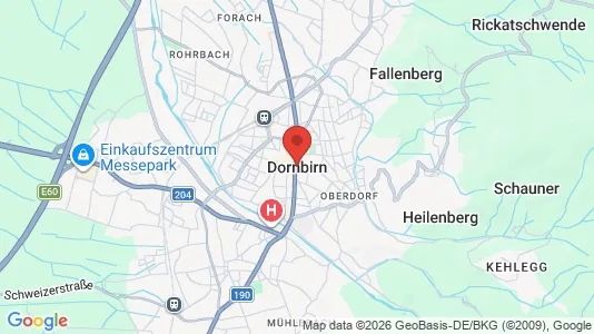 Office spaces for rent i Dornbirn - Photo from Google Street View