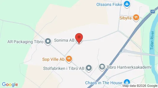 Varastot Vuokrattavana i Tibro - Kuva Google Street Viewstä