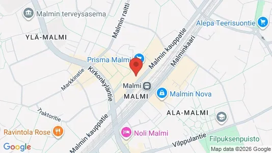 Lokaler til leje i Helsinki Koillinen - kort over placeringen