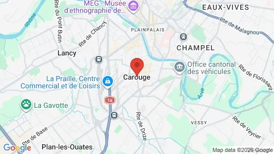 Lokaler til leie i Carouge – Bilde fra Google Street View