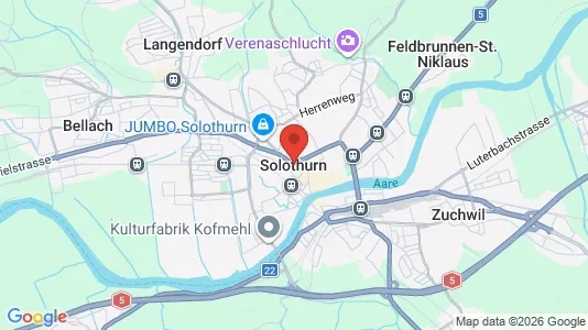 Liikekiinteistöt Vuokrattavana i Solothurn - Kuva Google Street Viewstä
