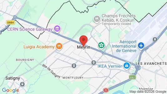 Commercial properties for rent i Meyrin - Photo from Google Street View