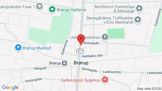 Liikekiinteistöt Myynnissä i Brørup - Kuva Google Street Viewstä