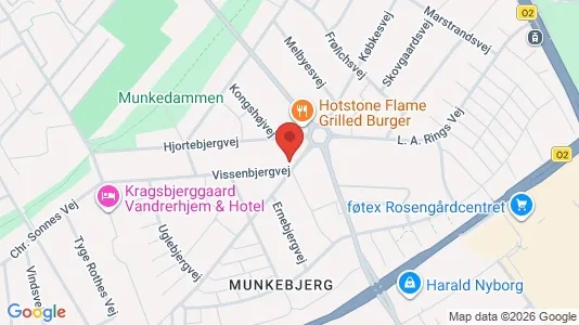 Gewerbeflächen zum Kauf i Odense M - kort over placeringen