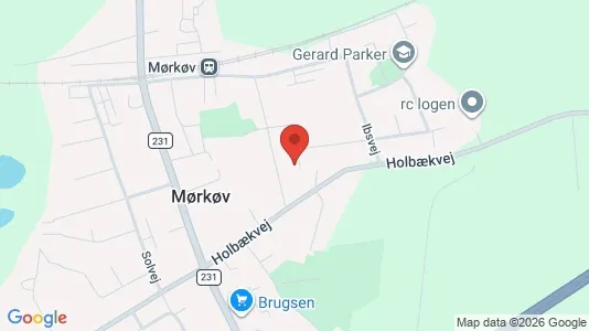 Liikekiinteistöt Myynnissä i Mørkøv - Kuva Google Street Viewstä