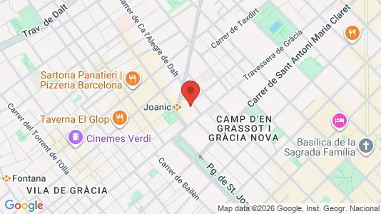 Företagslokaler för uthyrning i Barcelona Eixample – Foto från Google Street View
