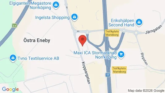 Werkstätte zur Miete i Norrköping – Foto von Google Street View