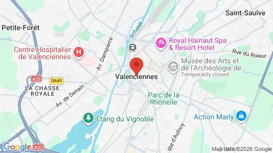 Office spaces for rent i Valenciennes - Photo from Google Street View