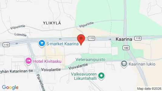 Office spaces for rent i Kaarina - kort over placeringen