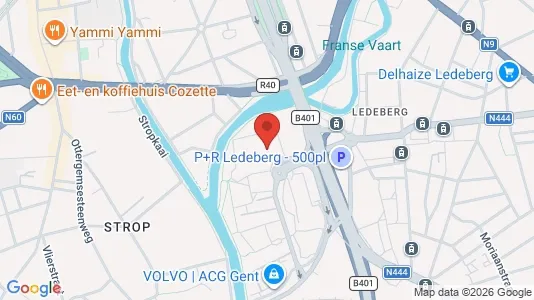 Office spaces for rent i Gent Ledeberg - Photo from Google Street View