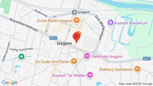 Liikekiinteistöt Vuokrattavana i Izegem - Kuva Google Street Viewstä