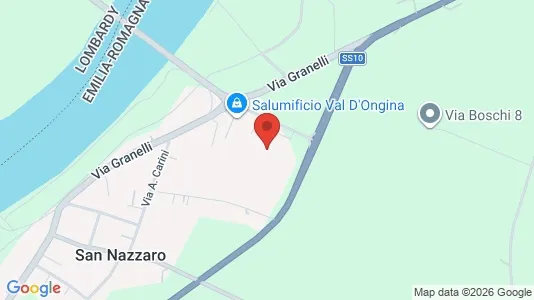 Commercial properties for rent i Agazzano - kort over placeringen