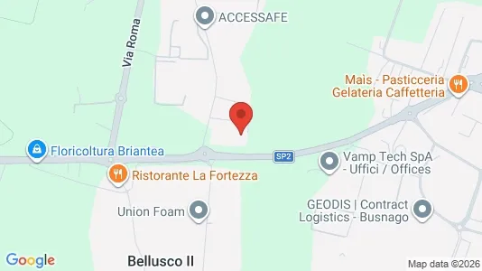 Lager zur Miete i Mezzago – Foto von Google Street View