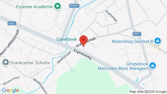 Kantorruimte te huur i Waregem - Foto uit Google Street View