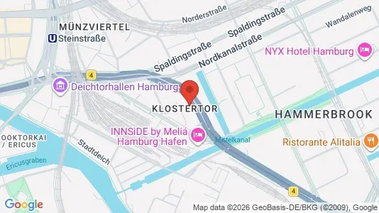 Kontorlokaler til leje i Hamborg Mitte - Foto fra Google Street View