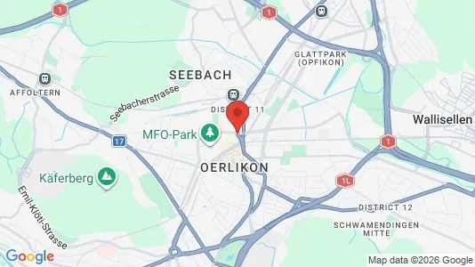Lokaler til leje i Zürich Distrikt 11 - Foto fra Google Street View