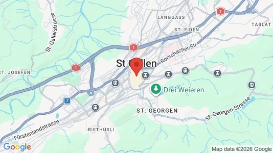 Lokaler til leie i Sankt Gallen – Bilde fra Google Street View