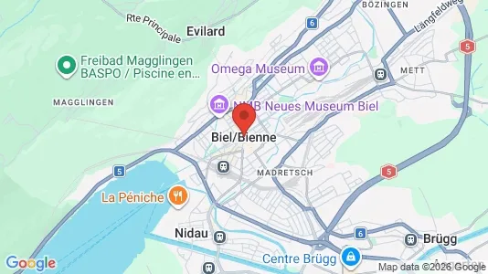 Liikekiinteistöt Vuokrattavana i Biel - Kuva Google Street Viewstä