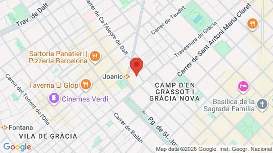 Kontorlokaler til leje i Barcelona Eixample - Foto fra Google Street View