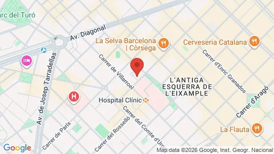 Büros zur Miete i Barcelona Eixample - kort over placeringen