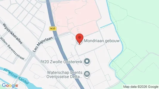 Office spaces for rent i Zwolle - kort over placeringen