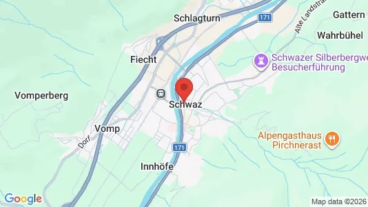Ravintolat Vuokrattavana i Schwaz - Kuva Google Street Viewstä