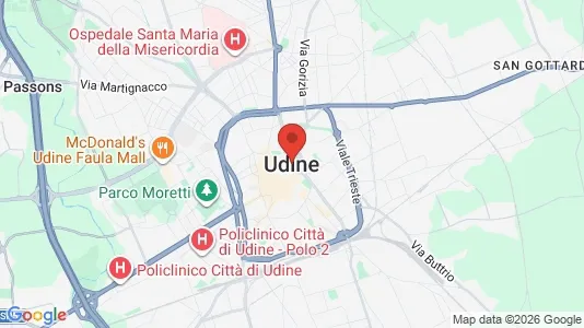 Bedrijfsruimtes te huur i Udine - kort over placeringen