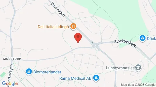 Liikekiinteistöt Vuokrattavana i Lidingö - Kuva Google Street Viewstä