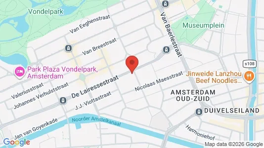 Büros zur Miete i Amsterdam Oud-Zuid - kort over placeringen