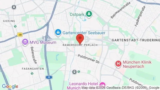 Büros zur Miete i München Ramersdorf-Perlach - kort over placeringen