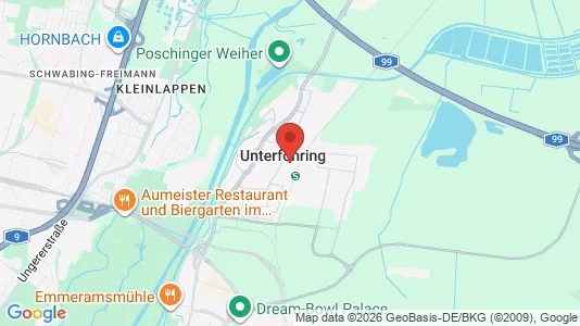 Büros zur Miete i München Unterföhring – Foto von Google Street View
