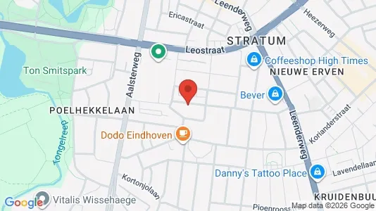 Nieruchomości komercyjne Na sprzedaż i Eindhoven - kort over placeringen