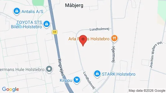 Varastot Vuokrattavana i Holstebro - Kuva Google Street Viewstä