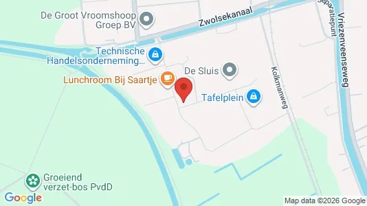 Bedrijfsruimtes te huur i Twenterand - Foto uit Google Street View