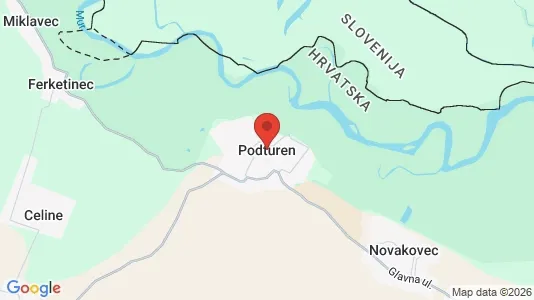 Commercial properties for sale i Podturen - kort over placeringen