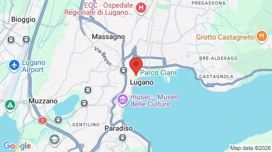 Lokaler til leie i Lugano – Bilde fra Google Street View