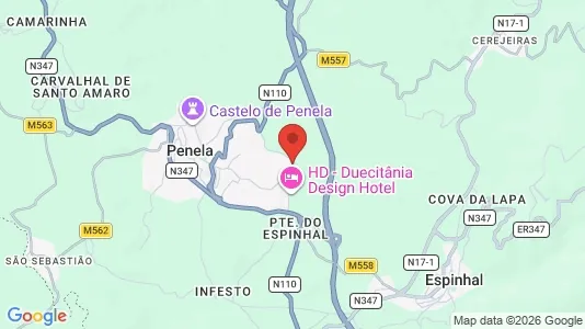 Shops for rent i Penela - Photo from Google Street View
