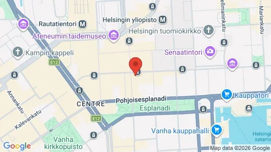 Büros zur Miete i Helsinki Eteläinen - kort over placeringen