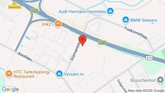 Bedrijfsruimtes te huur i Herentals - Foto uit Google Street View