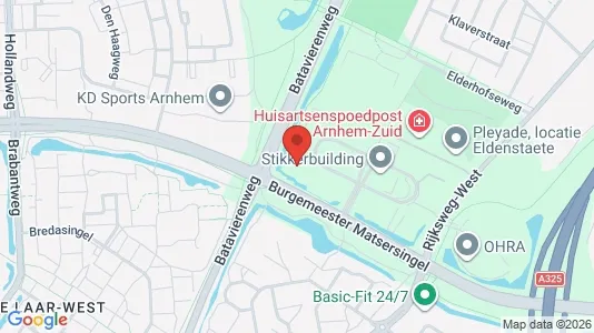 Kontorlokaler til leje i Arnhem - Foto fra Google Street View