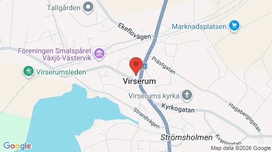 Commercial properties for sale i Vimmerby - kort over placeringen