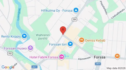 Varastot Vuokrattavana i Forssa - Kuva Google Street Viewstä