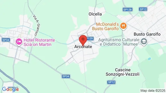 Gewerbeflächen zur Miete i Arconate – Foto von Google Street View