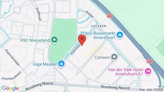 Propiedades comerciales En alquiler i Amersfoort - kort over placeringen