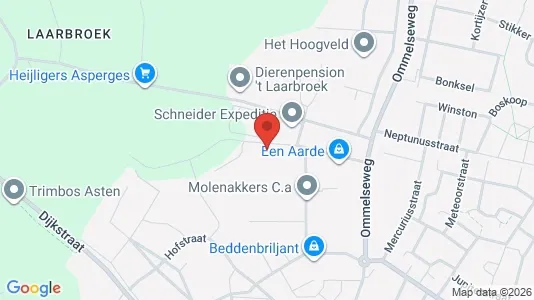 Commercial properties for rent i Asten - kort over placeringen